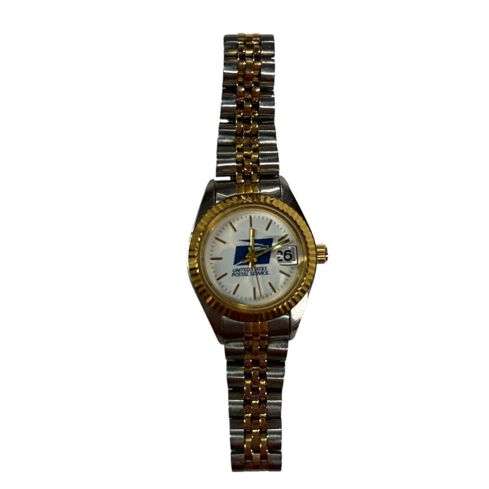 USPS United States Postal Service Presidential Date Women's Watch NEEDS Battery